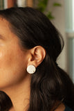 Flat Disc Earrings