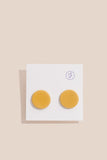 Flat Disc Earrings