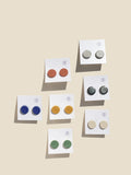 Flat Disc Earrings